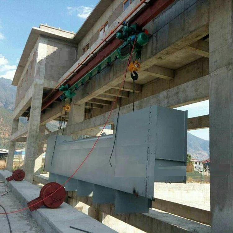 Hoist Gerbang Bergerak Titik Pengangkatan Ganda